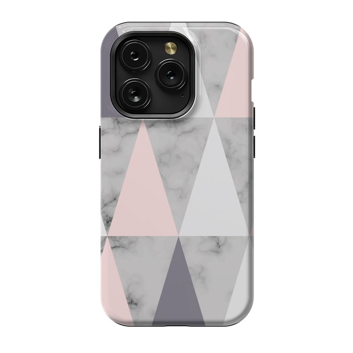 iPhone 15 Pro StrongFit Marble Geometry 038 by Jelena Obradovic