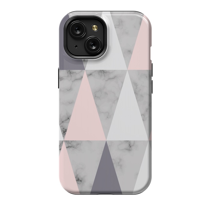 iPhone 15 StrongFit Marble Geometry 038 by Jelena Obradovic