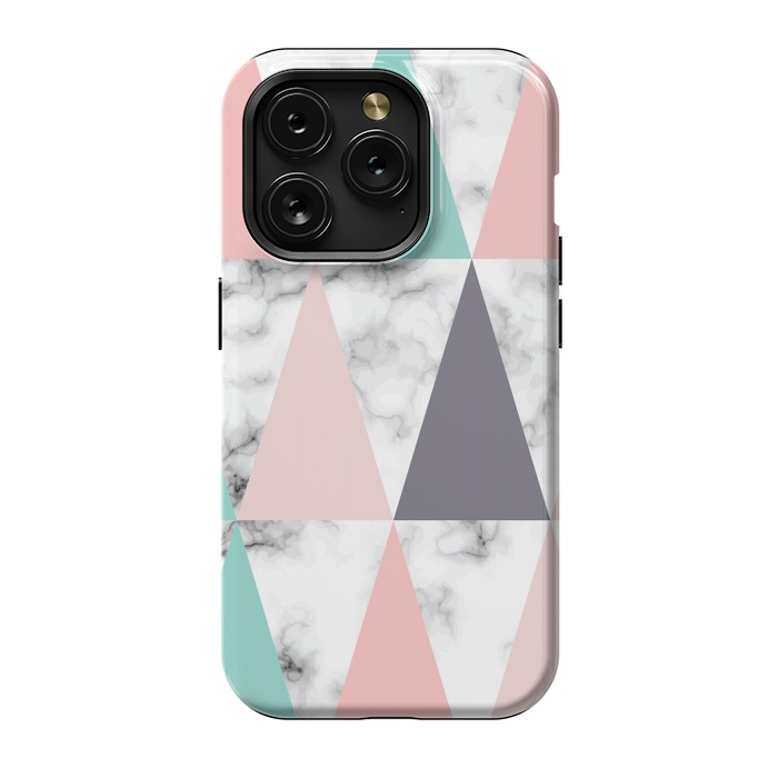 iPhone 15 Pro StrongFit Marble Geometry 039 by Jelena Obradovic