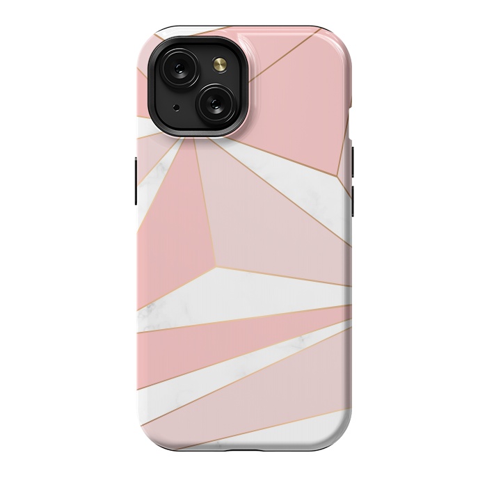 iPhone 15 StrongFit Pink Geometry 043 by Jelena Obradovic