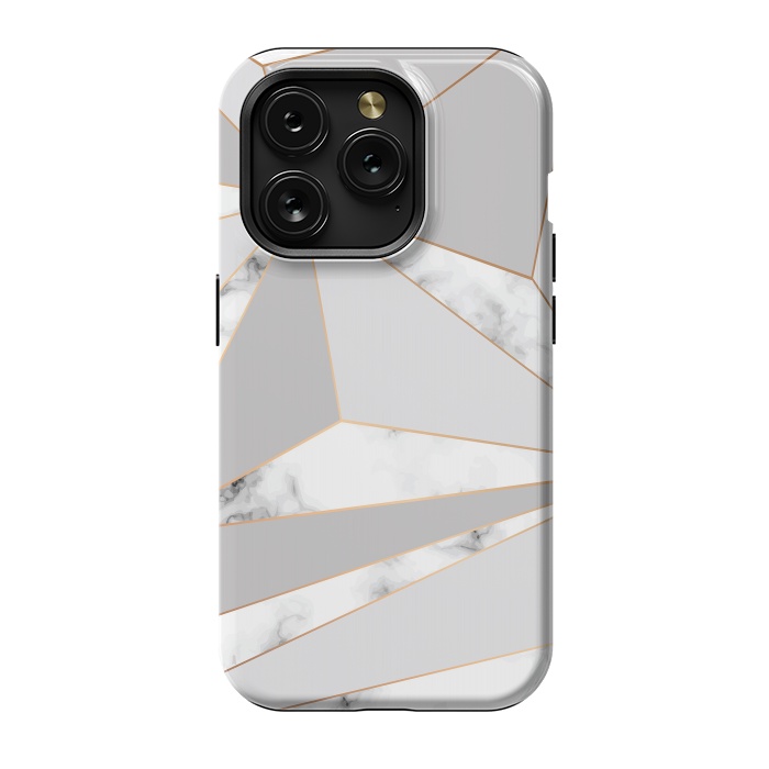 iPhone 15 Pro StrongFit Marble Geometry 044 by Jelena Obradovic