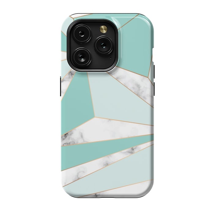 iPhone 15 Pro StrongFit Marble Geometry 045 by Jelena Obradovic