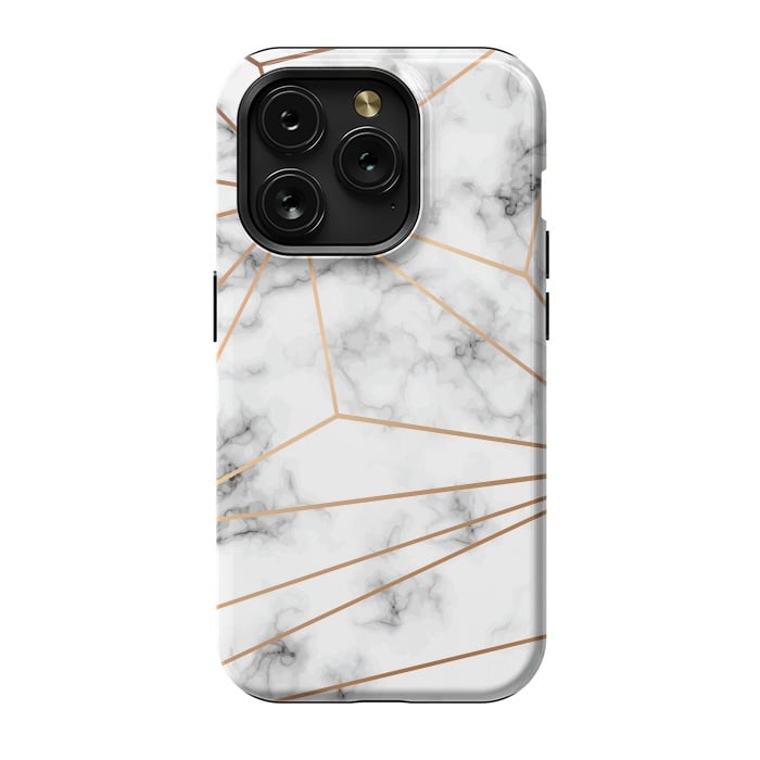 iPhone 15 Pro StrongFit Marble Geometry 046 by Jelena Obradovic