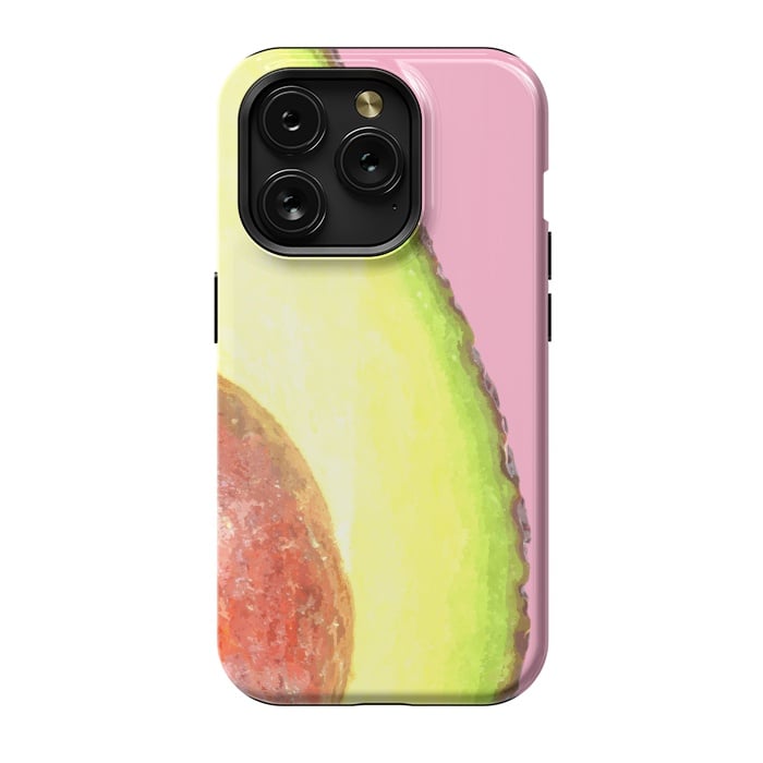 iPhone 15 Pro StrongFit Avocado Tropical Fruit by Alemi