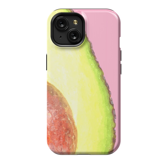 iPhone 15 StrongFit Avocado Tropical Fruit by Alemi
