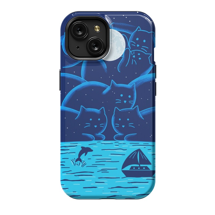 iPhone 15 StrongFit Cats Landscape by Coffee Man