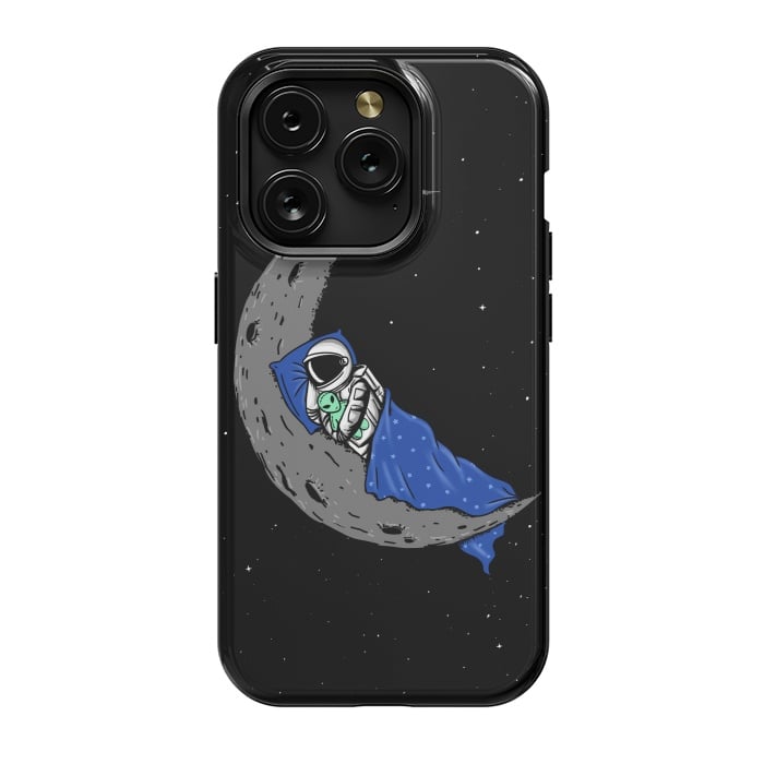 iPhone 15 Pro StrongFit Sleeping Astronaut by Coffee Man