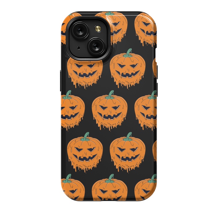 iPhone 15 StrongFit Melted Pumpkin Pattern by Coffee Man