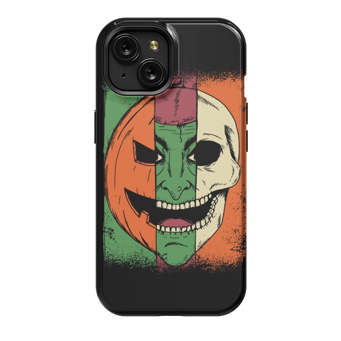 iPhone 15 StrongFit Monsters Faces by Coffee Man