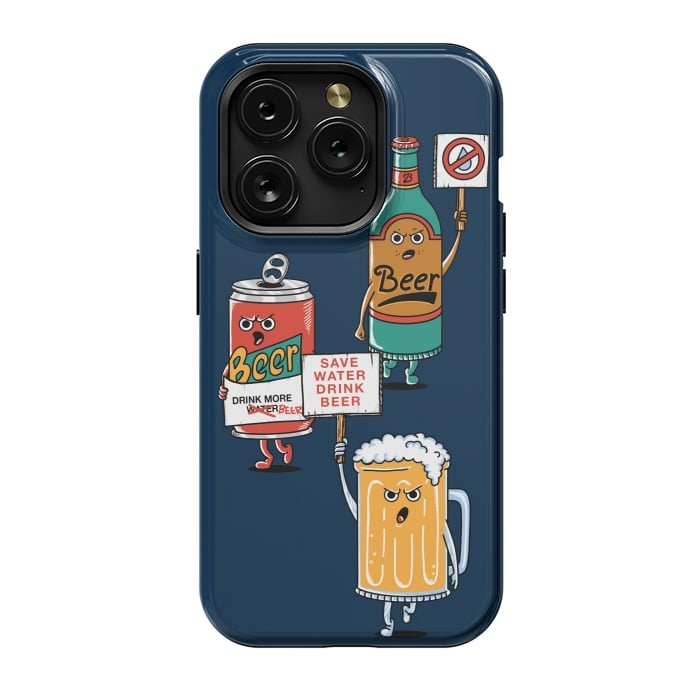 iPhone 15 Pro StrongFit Save Water Drink Beer by Coffee Man