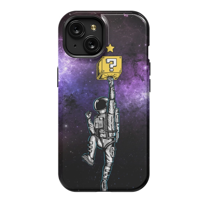 iPhone 15 StrongFit Astronaut and Star by Coffee Man