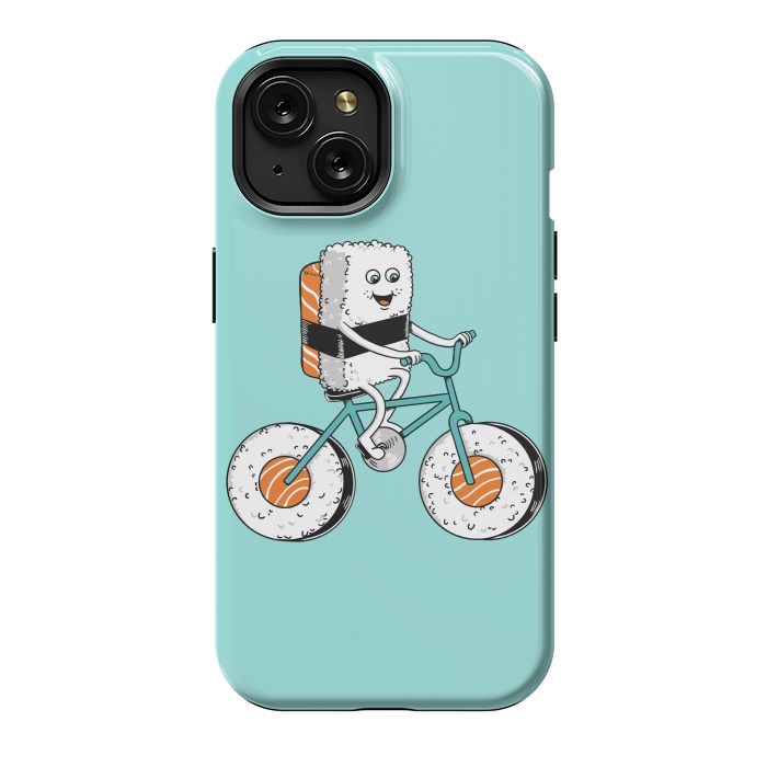 iPhone 15 StrongFit Sushi Bicycle by Coffee Man