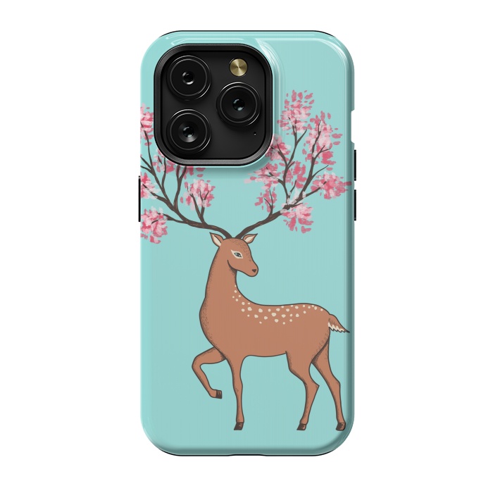 iPhone 15 Pro StrongFit Natural Deer by Coffee Man