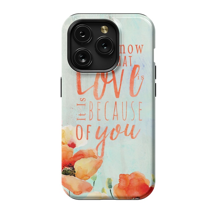 iPhone 15 Pro StrongFit About Love by  Utart