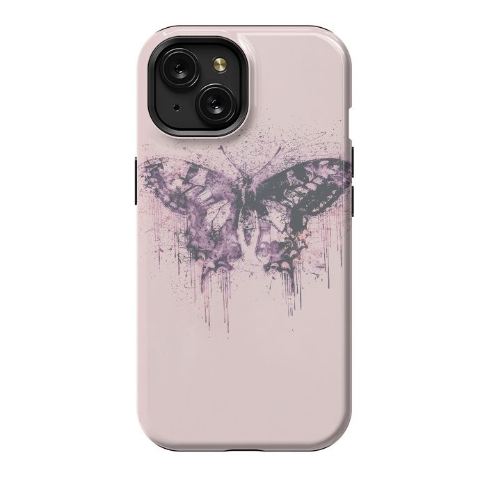 iPhone 15 StrongFit Artsy Butterfly  by Andrea Haase
