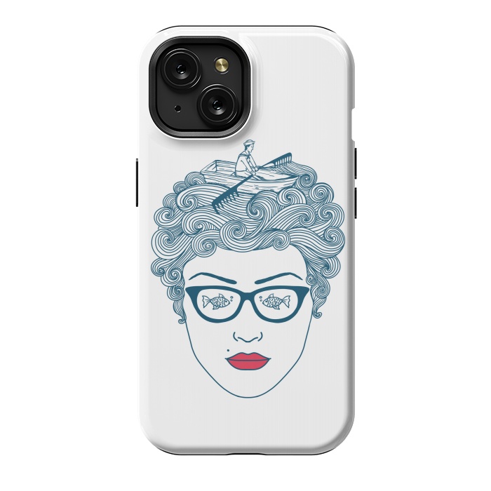 iPhone 15 StrongFit Lady Ocean by Coffee Man