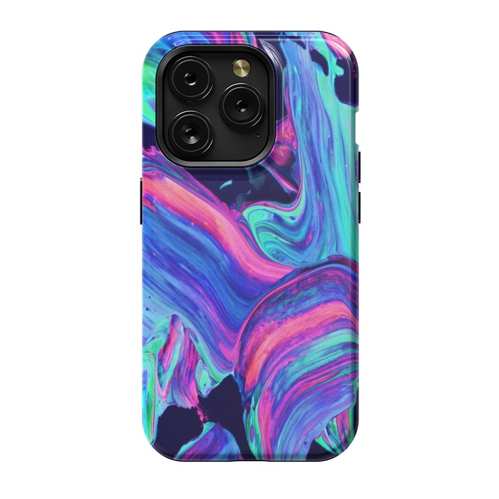 iPhone 15 Pro StrongFit Neon abstract #charm by ''CVogiatzi.
