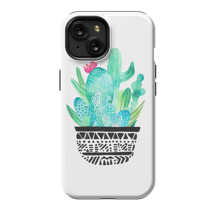 iPhone 15 StrongFit Pot Me A Cacti! by Amaya Brydon