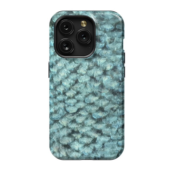 iPhone 15 Pro StrongFit Shimmering Fish Scale  by Andrea Haase
