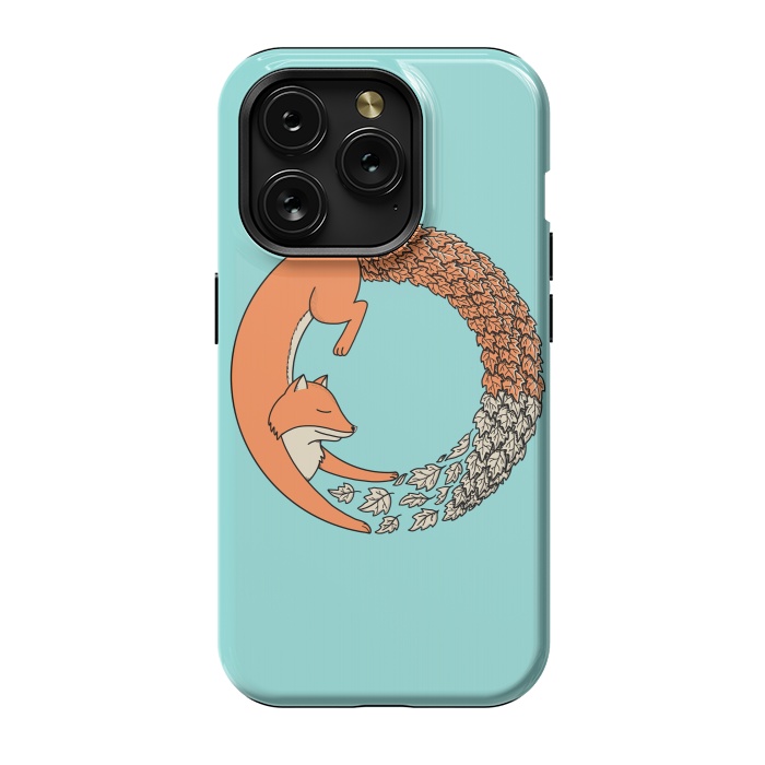 iPhone 15 Pro StrongFit Fox Circle by Coffee Man