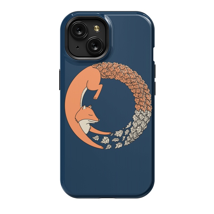 iPhone 15 StrongFit Fox Circle 2 by Coffee Man