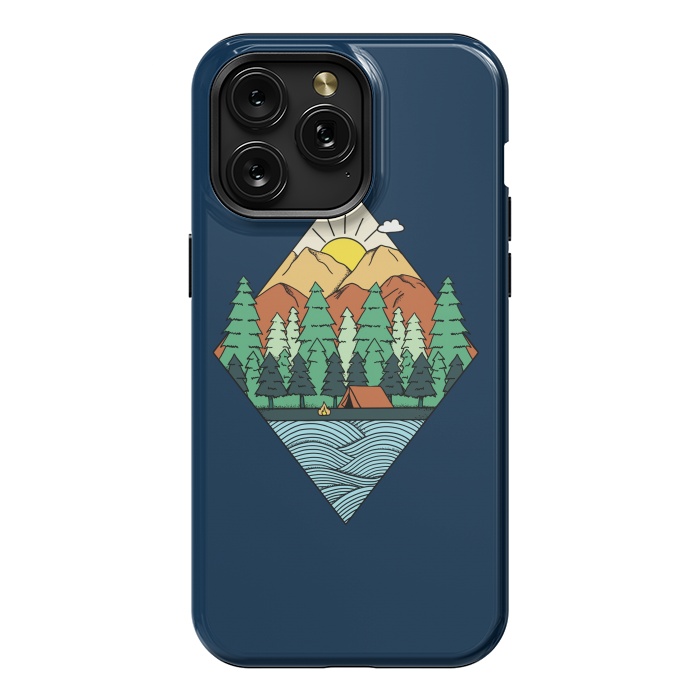 iPhone 15 Pro Max StrongFit Mountain Diamond by Coffee Man