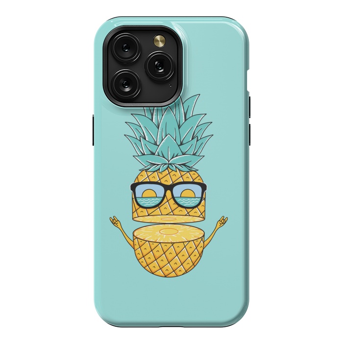 iPhone 15 Pro Max StrongFit Pineapple Sunglasses by Coffee Man