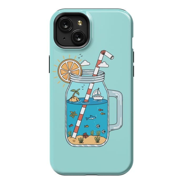iPhone 15 Plus StrongFit Drink Landscape by Coffee Man