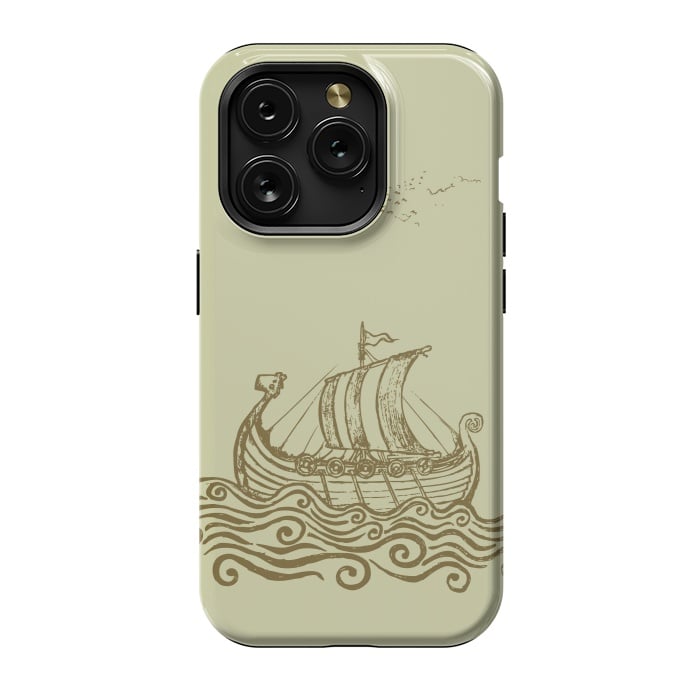 iPhone 15 Pro StrongFit VIKING SHIP by Mangulica