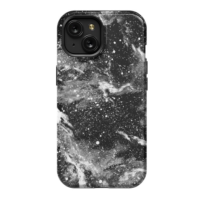 iPhone 15 StrongFit Galaxy Marbled by Gringoface Designs