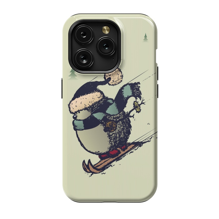 iPhone 15 Pro StrongFit Skier  by Mangulica