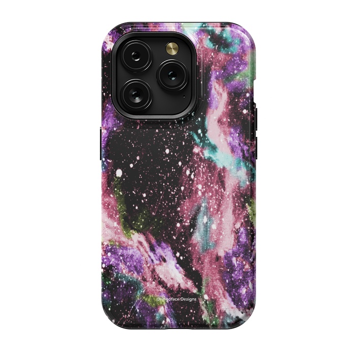 iPhone 15 Pro StrongFit Cotton Candy Galaxy by Gringoface Designs