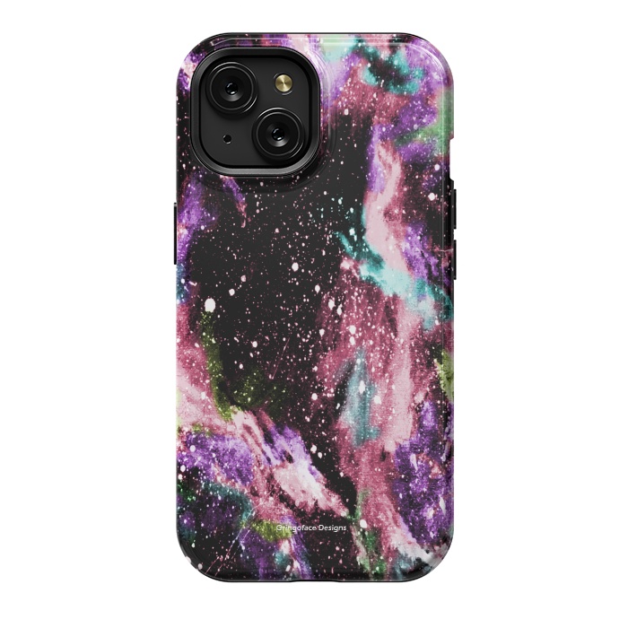 iPhone 15 StrongFit Cotton Candy Galaxy by Gringoface Designs
