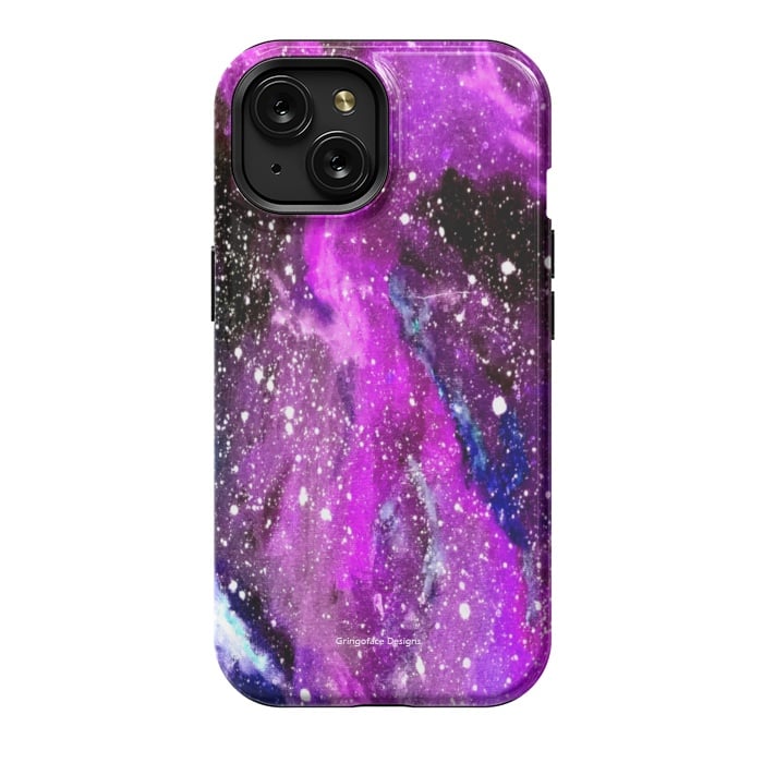 iPhone 15 StrongFit Ultraviolet Galaxy by Gringoface Designs