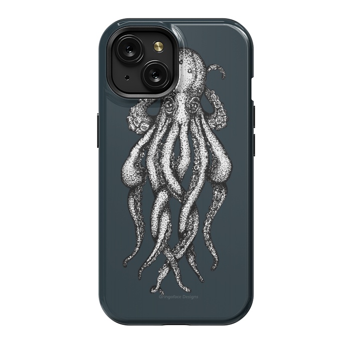 iPhone 15 StrongFit Octopus 1 by Gringoface Designs