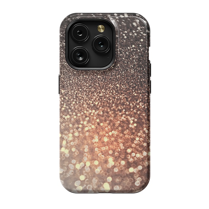 iPhone 15 Pro StrongFit Cappuccino Glitter by  Utart