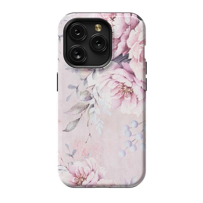 iPhone 15 Pro StrongFit Vintage roses and Peonies by  Utart