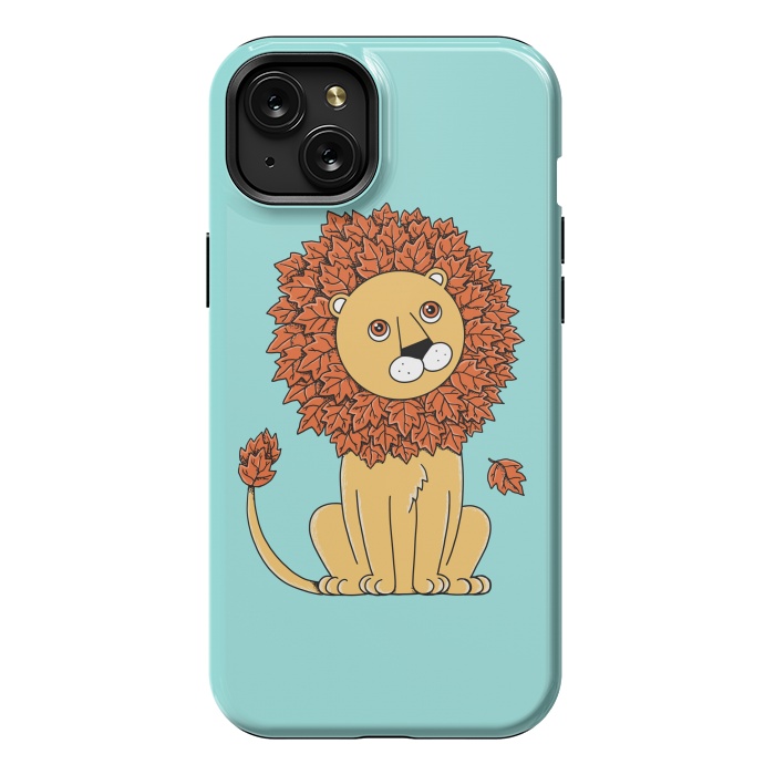 iPhone 15 Plus StrongFit Lion by Coffee Man