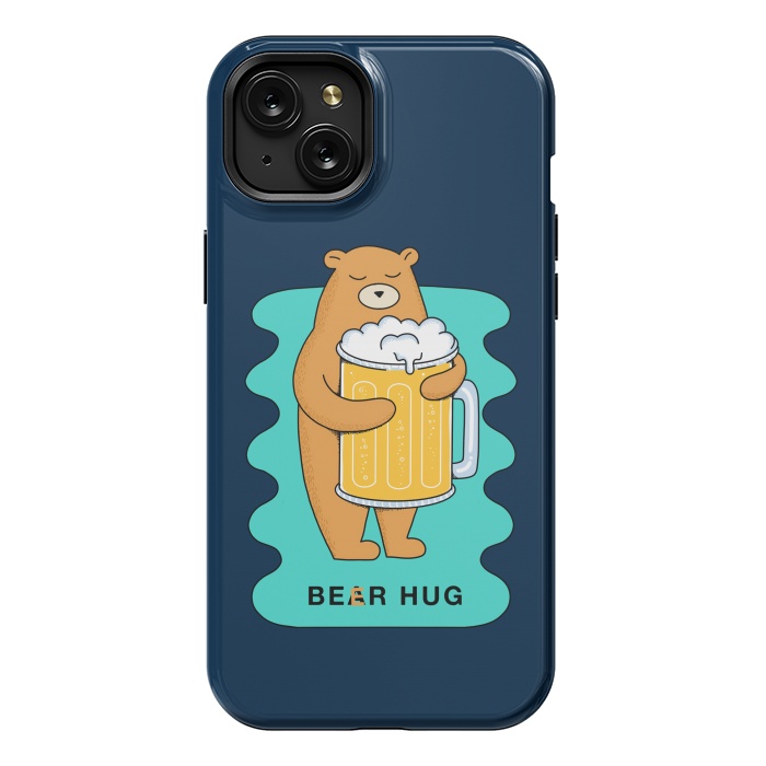 iPhone 15 Plus StrongFit Beer Hug by Coffee Man