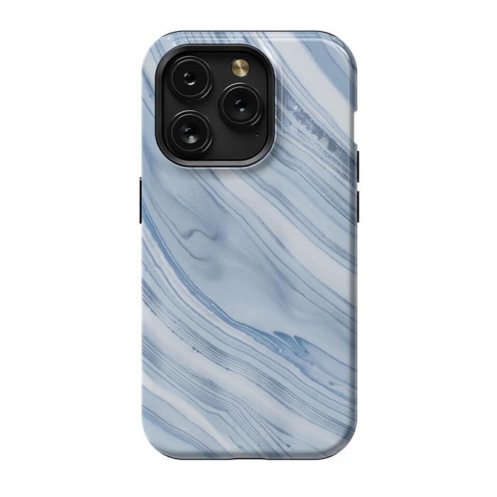 iPhone 15 Pro StrongFit Blue Marble Elegance 2 by Andrea Haase