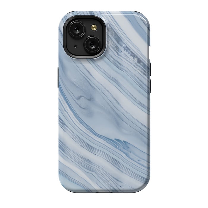 iPhone 15 StrongFit Blue Marble Elegance 2 by Andrea Haase