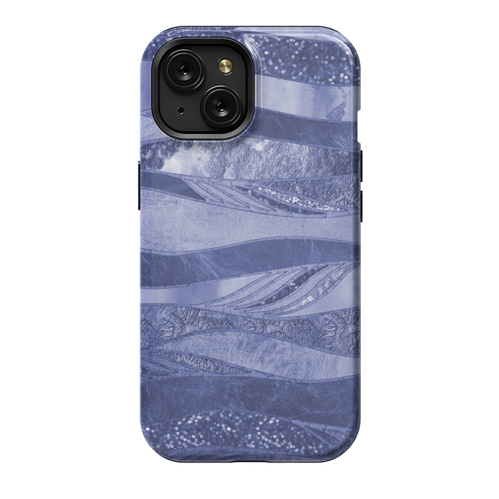 iPhone 15 StrongFit Wavy Glamour Lines 2 by Andrea Haase