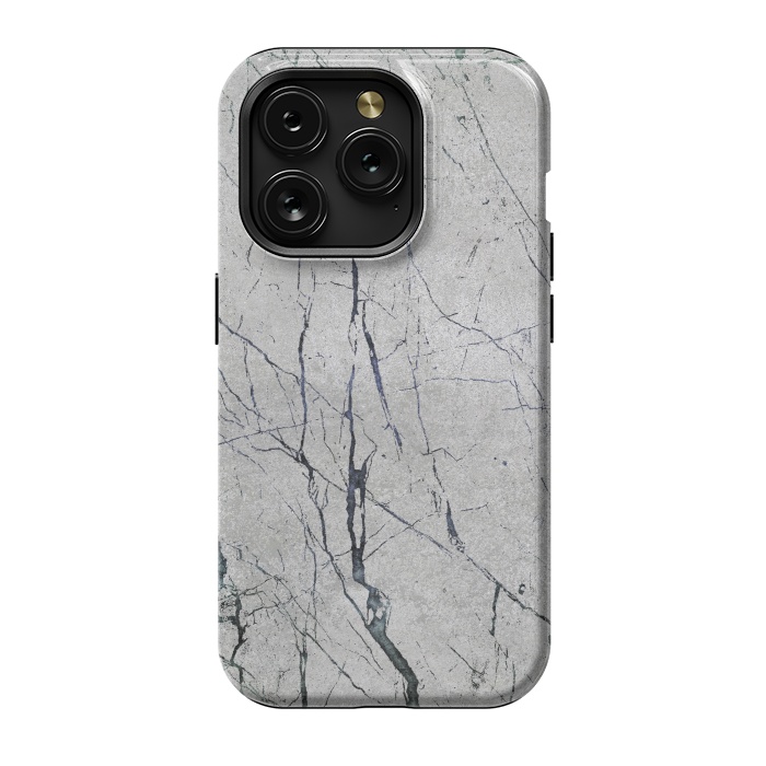 iPhone 15 Pro StrongFit Marbled Concrete by Andrea Haase