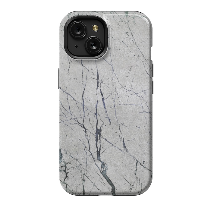 iPhone 15 StrongFit Marbled Concrete by Andrea Haase