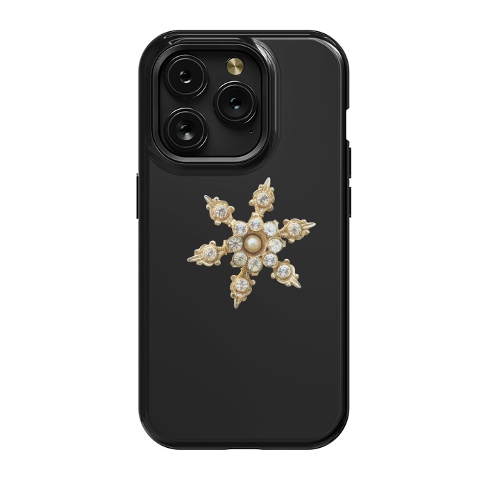 iPhone 15 Pro StrongFit Golden Piece Of Jewelry by Andrea Haase