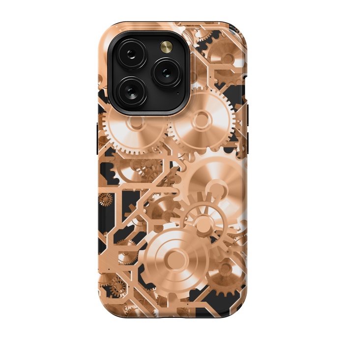 iPhone 15 Pro StrongFit Copper Steampunk by Andrea Haase