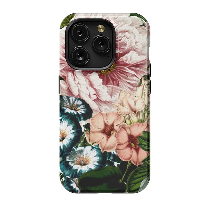 iPhone 15 Pro StrongFit Vintage Peony and Little Bell by  Utart