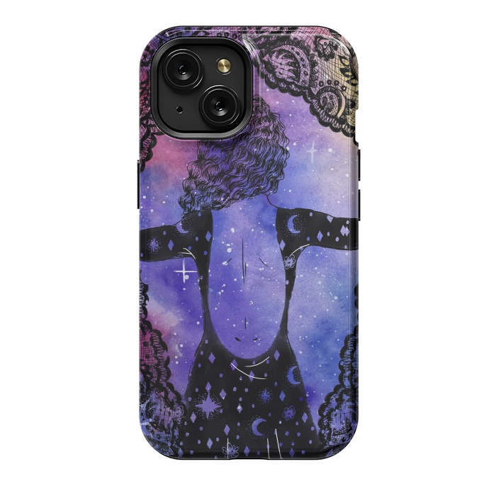 iPhone 15 StrongFit Cosmic Hope by DejaDrewit