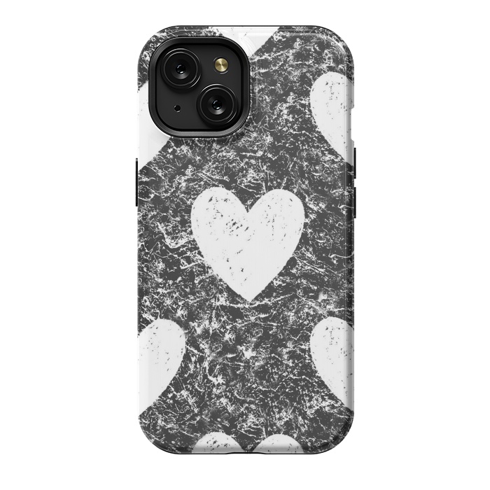 iPhone 15 StrongFit Cozy Hearts by ''CVogiatzi.