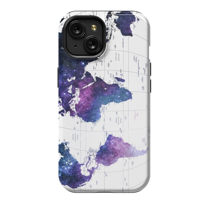 iPhone 15 StrongFit ALLOVER THE WORLD-Galaxy map by ''CVogiatzi.